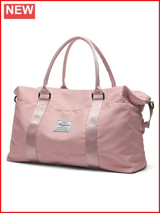 Handbags - Travel Duffel Bag, Carry On Overnight Weekender Bag with Wet Pocket & Trolley
